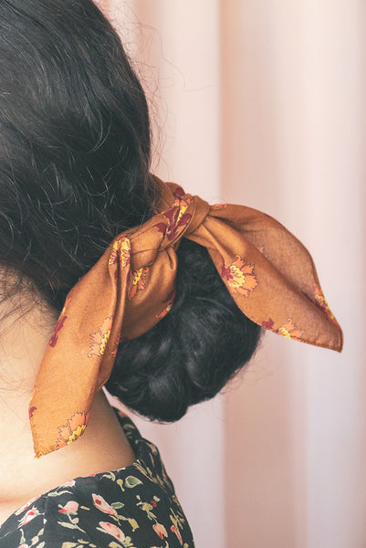 How to Style your Hair Scarf